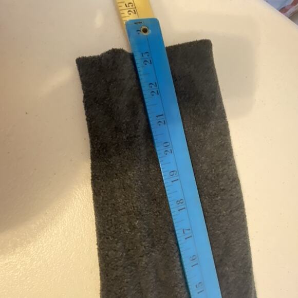 VTG OldNavy SoftFlannel Chore Outdoors Jacket Women S/P Gray Faux DoubleBreasted - Picture 3 of 9